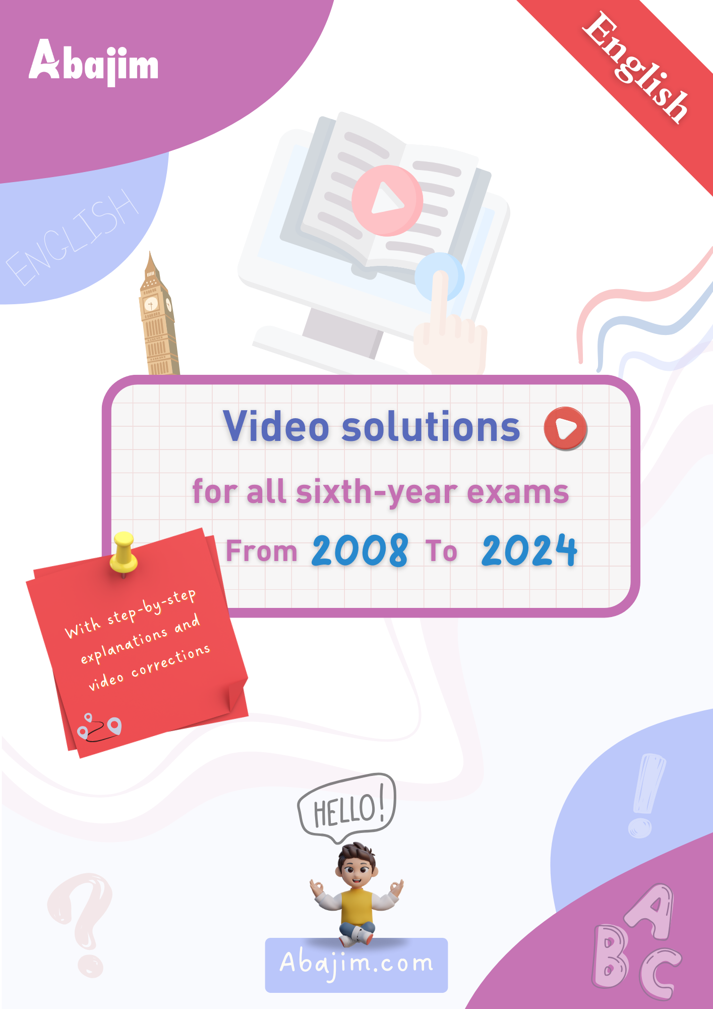 اصلاح كتاب الإنجليزية السنة السّادسة  ابتدائي